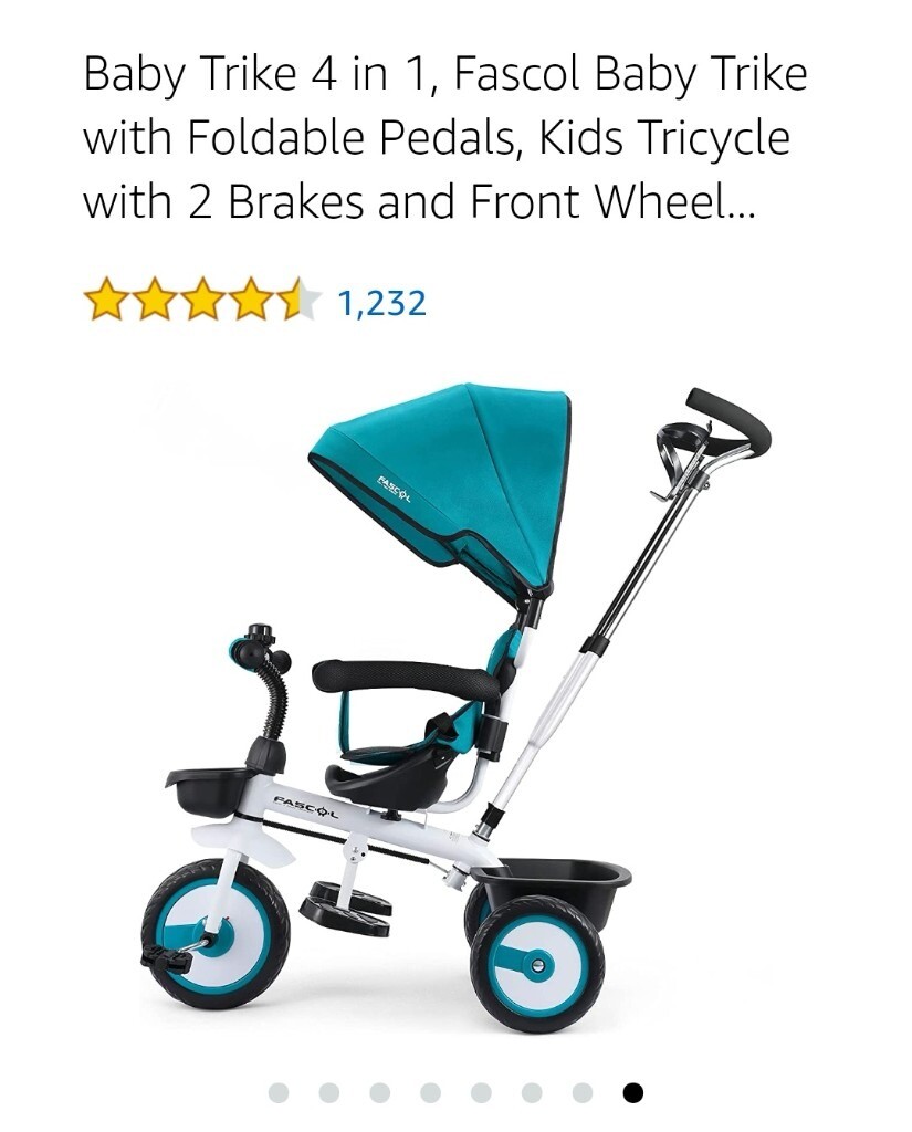 Fascol 4 in 1 trike brand new in box 